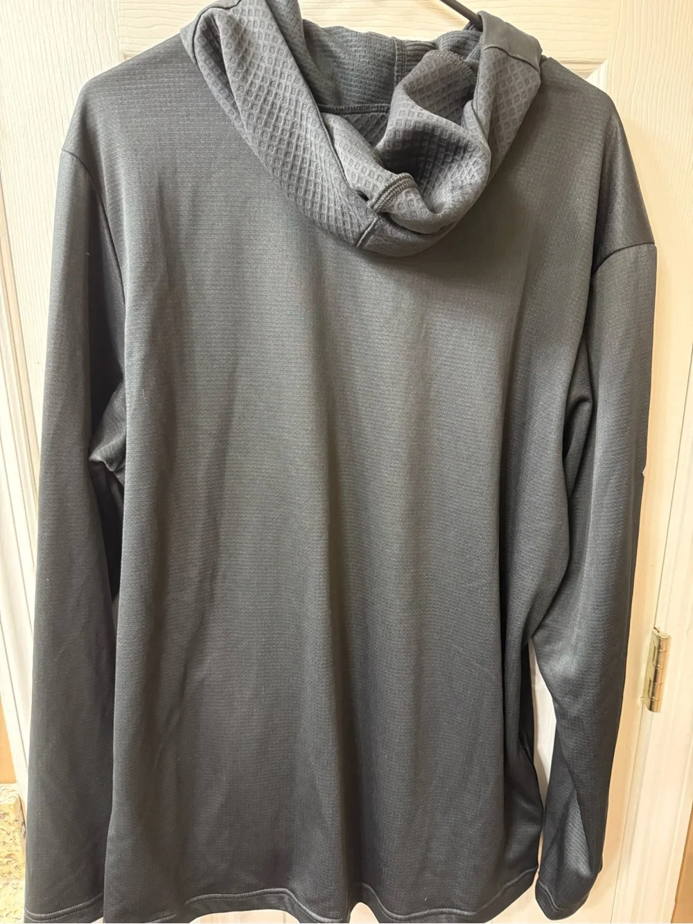 Big Green Egg adidas Black Hooded Sweatshirt with Drawstrings